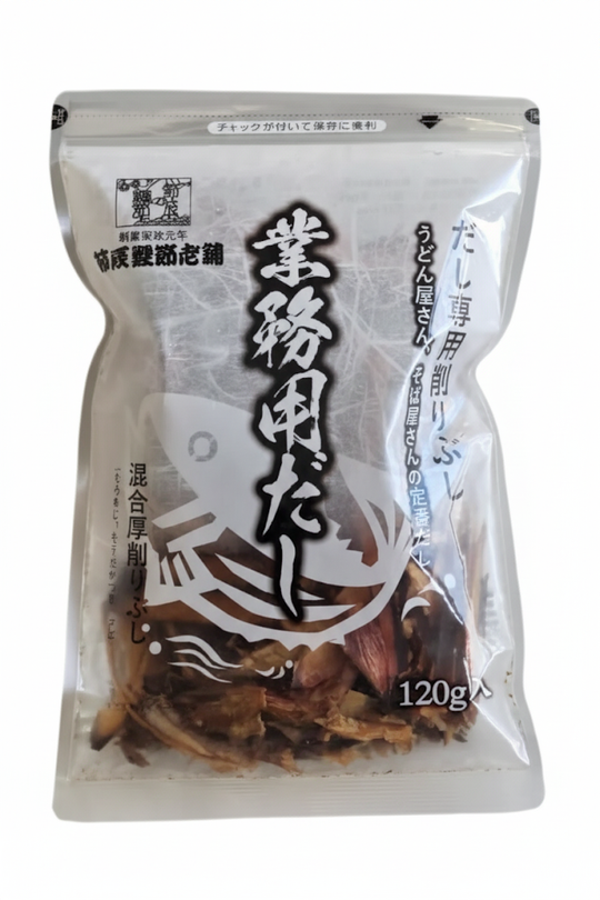 混合厚削り(むろ・さば・宗田) 120g むろ節 さば節 宗田かつ節　うどん屋さんのだし